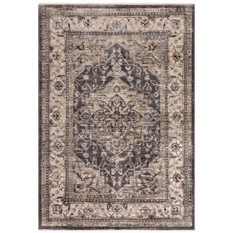 Sovereign Rug Charcoal Medallion Caseys Furniture
